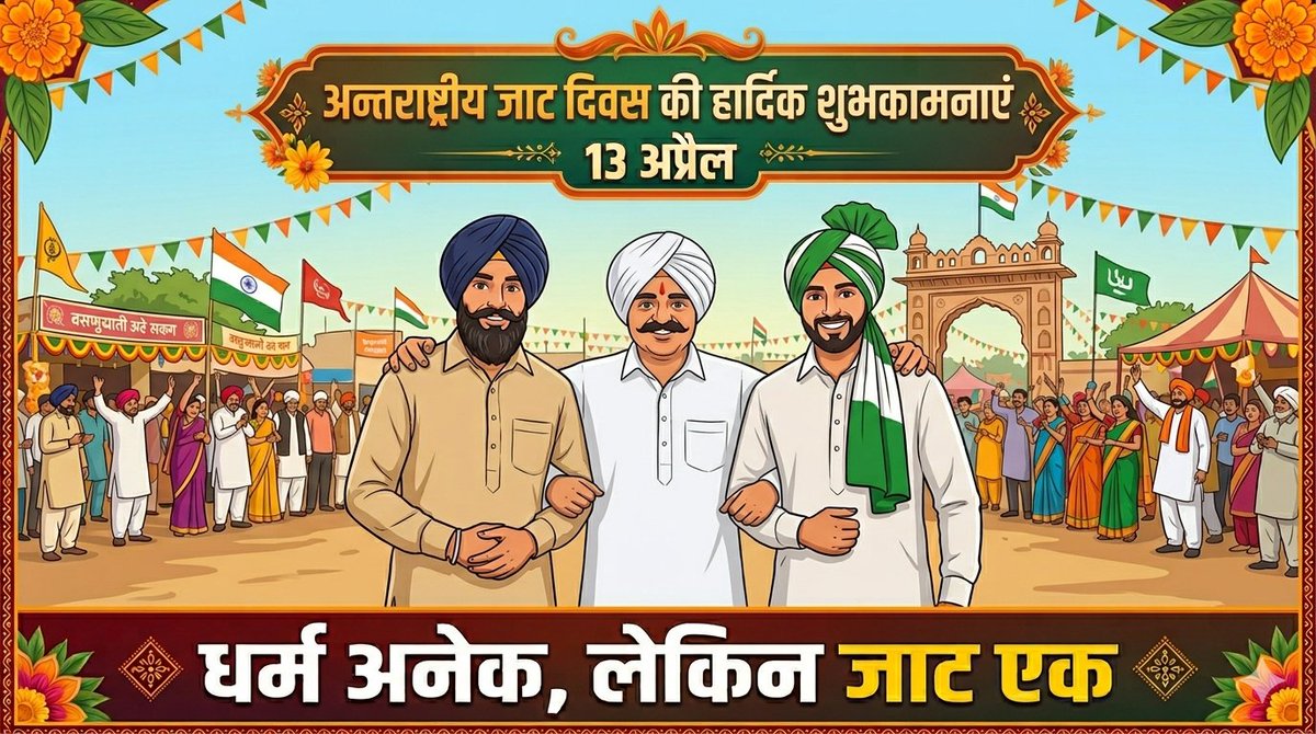 जाट/ਜੱਟ/جاٹ (गंगा - जमना दोआबा आले,पश्चिमी यूपी) tweet media