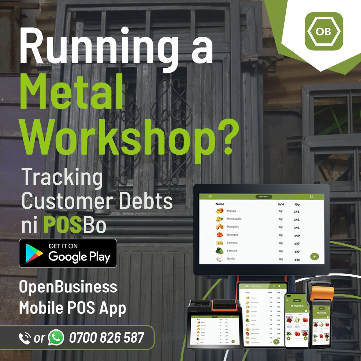 OpenBusiness Mobile POS app tweet media