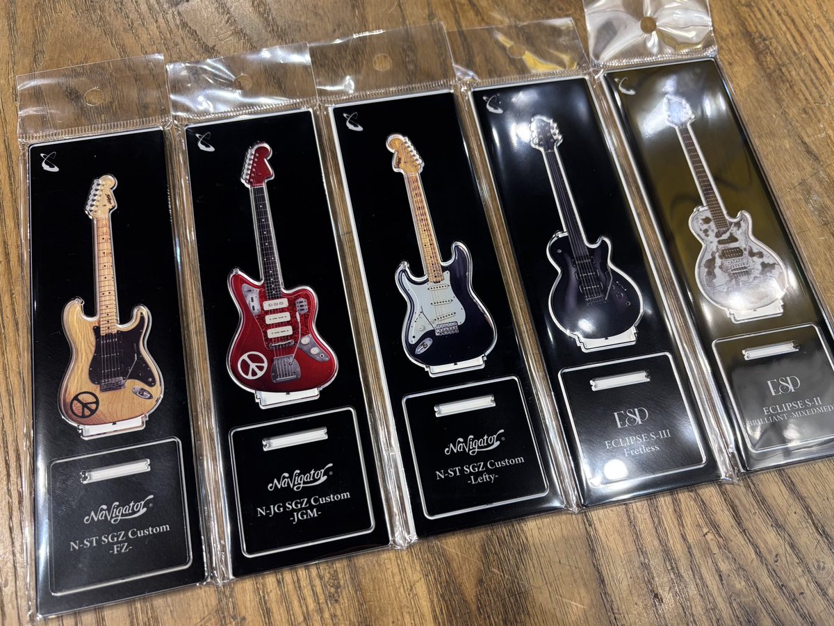 商品情報！】 ESP Acrylic Stand & Keyholder Guitar Collection 