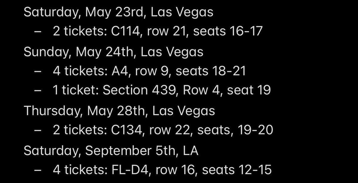 BTSmochi07's tweet photo. @shotglassofjjk I have these tickets available! https://t.co/47EqUc8P4K