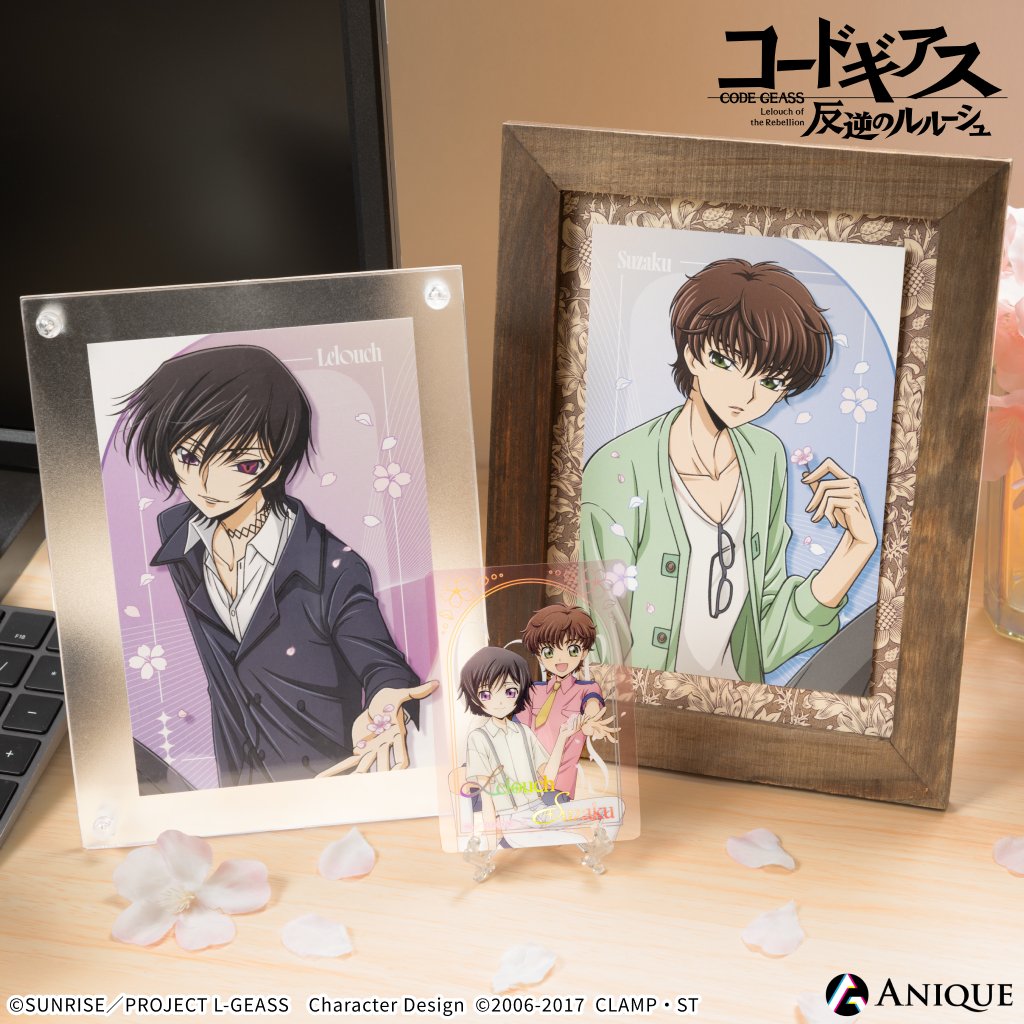 ／
📢来週から！㊗️20周年記念🌸
『コードギアス 反逆のルルーシュ』【さくら】
渋谷POP UP SHOP &amp; Web販売 🌸
＼

【さくら】をテーマにした新規描き下ろしイラスト使用したオリジナルグッズが登場！

20周年を記念して、ルルーシュとスザクの幼少期から青年期までの歩みをさくらとともに巡ります🌸