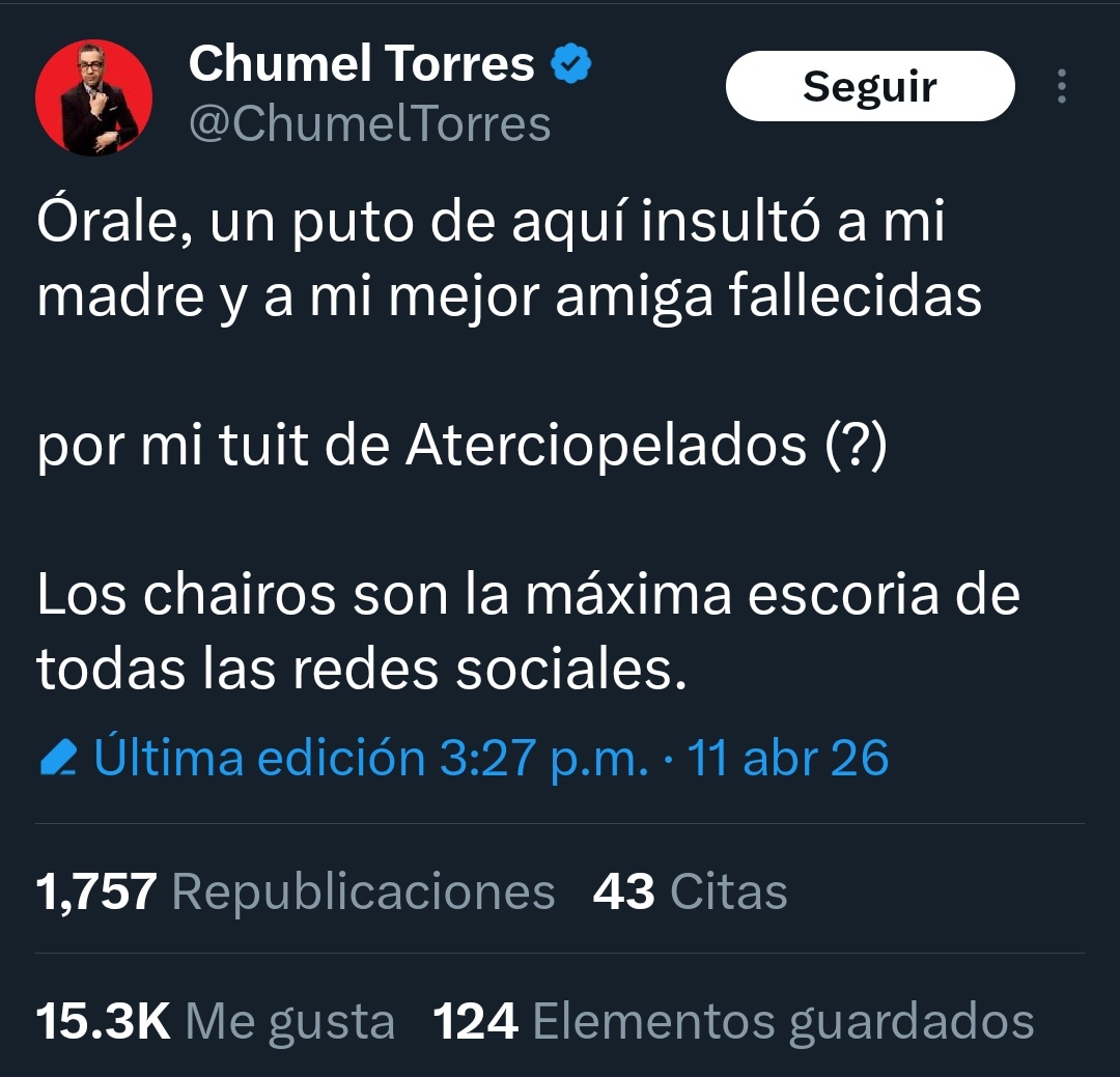 GustavoRocMtz's tweet photo. #ULTIMAHORA
Una vez escuché decir a un vato "Si se mete a la cocina va a aguantar el calor"
¡Ah, era el mismo Chumel! https://t.co/niPMwesLl8