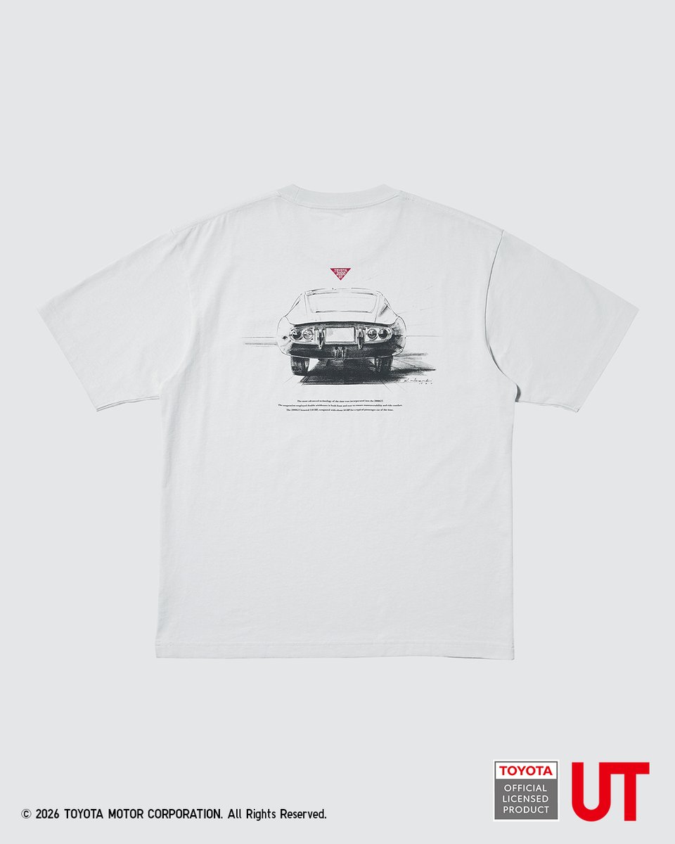 TOYOTA_PR's tweet image. ／
ユニクロUT×トヨタ
コラボTシャツ発売！
＼

ランドクルーザー、カローラ、ハイエース、2000GT
の初代スケッチを『UT(ユーティー)』で表現

ユニクロ(@UNIQLO_JP)さん
トヨタのモノづくりへの想いを
形にしてくれてありがとうございます

詳しくはコメント欄をチェック！

#TOYOTA #UNIQLO