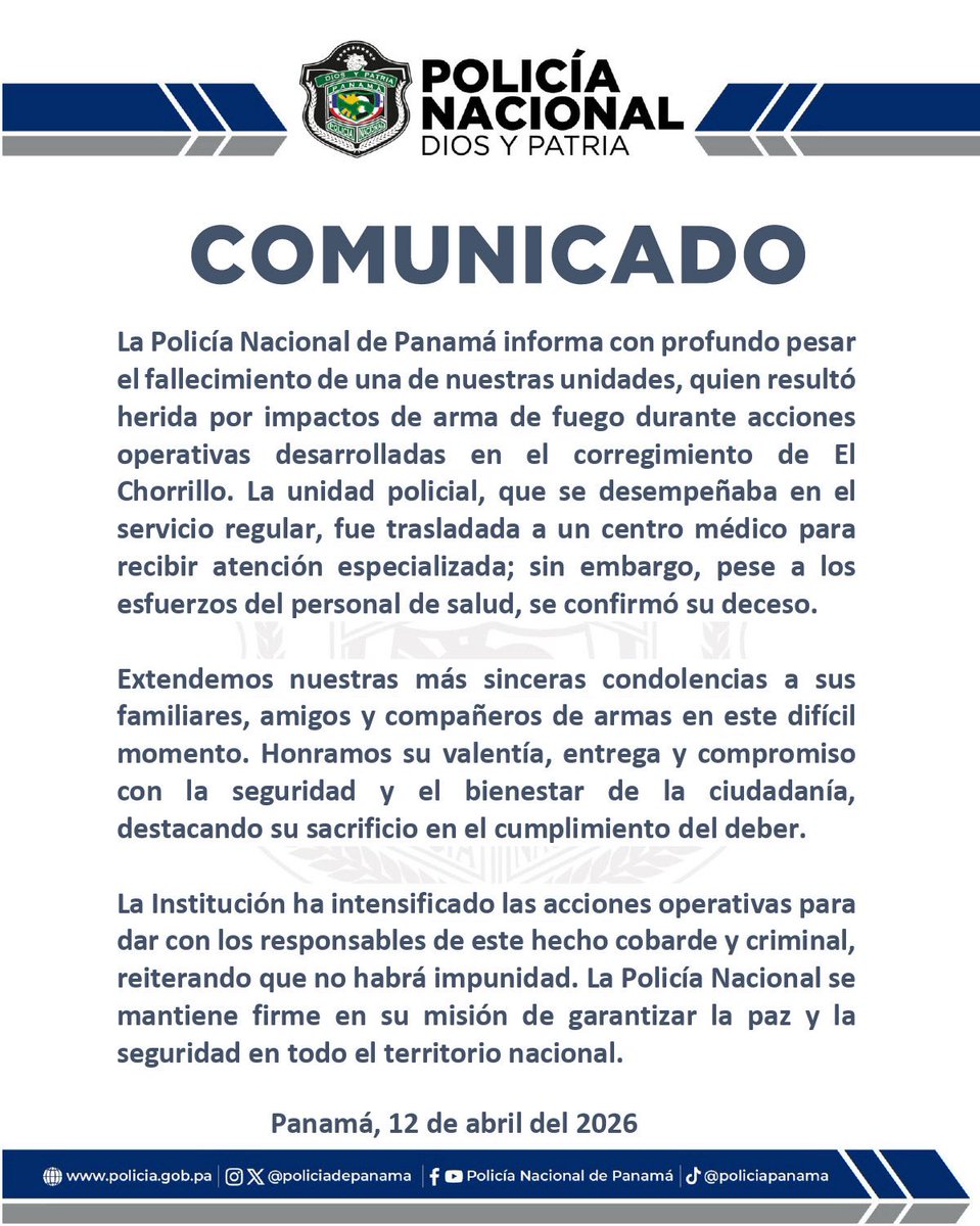 Policía Nacional tweet media