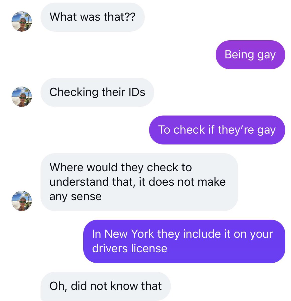 Posted a throwback pic of my brother getting a ticket for hopping the subway turnstile and was able to convince my mother that he got in trouble for being gay