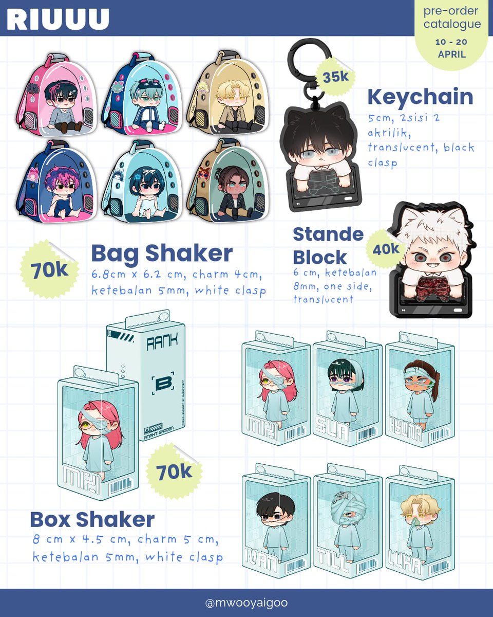 mwooyaigoo2's tweet photo. (🔁  &amp; 💗 are very apprecaited!) 

Hello, My Pre-order for FanMerch is open! 
🗓️ 10-20 April 2026
📬 Mail order!
🫧 JJK, ALNST, F1, TsHd, YCH etc..
•https://t.co/RLfi4zMaLx•

#BNHA #F1 #JJK #warungalnst #Kuroshitsuji #ych #TSHD #hanako https://t.co/ngg6mdgrKj