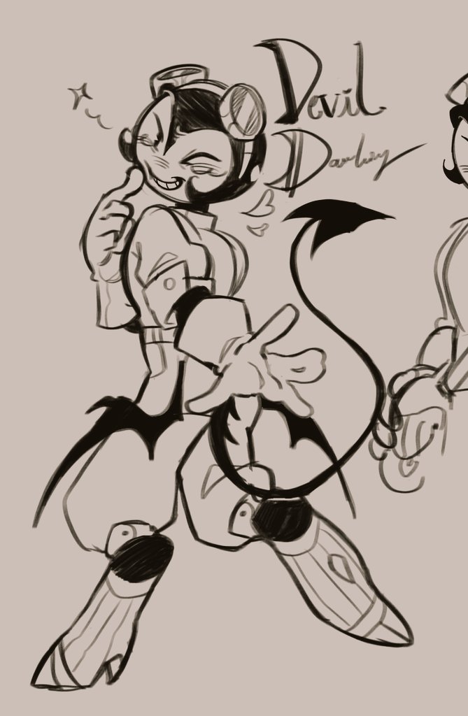 PUPP0CCINO's tweet image. 🦇 ꕀ ꒰ ooh! I got nothin' but a heartache ! ꒱ 
A little doodle of a devil darling we all know n love 
#motm #batim #bendy