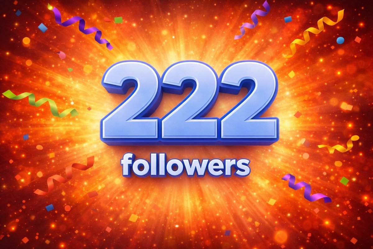 Need 222+followers 👍
Say hello 👋 
We will follow you 🙏