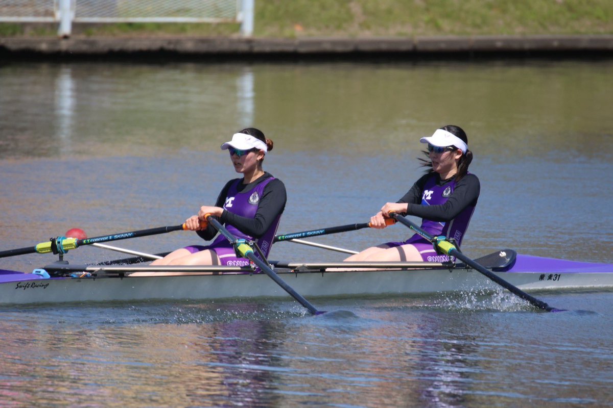 meiji_rowing's tweet photo. ・女子ダブルスカル　第1位
・男子ダブルスカル　第2位
・男子舵手付きフォア　第3位 https://t.co/bfOctMi2EZ