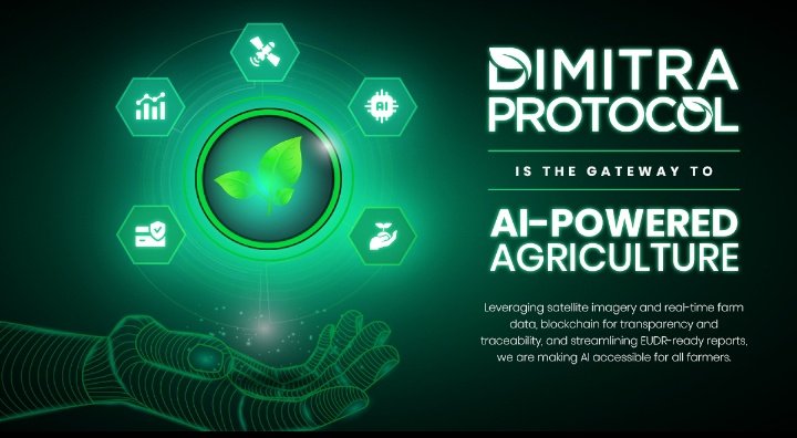 tagwireyih's tweet image. $DMTR is becoming one of the most serious #RWA tokens in #Agritech.
With the Dimitra Protocol &amp;amp; ESG Compass, Governments, Co-ops &amp;amp; Agribusinesses turn on-farm data into verified, auditable digital records enabling traceability, compliance, financing &amp;amp; carbon markets at scale
$BTC