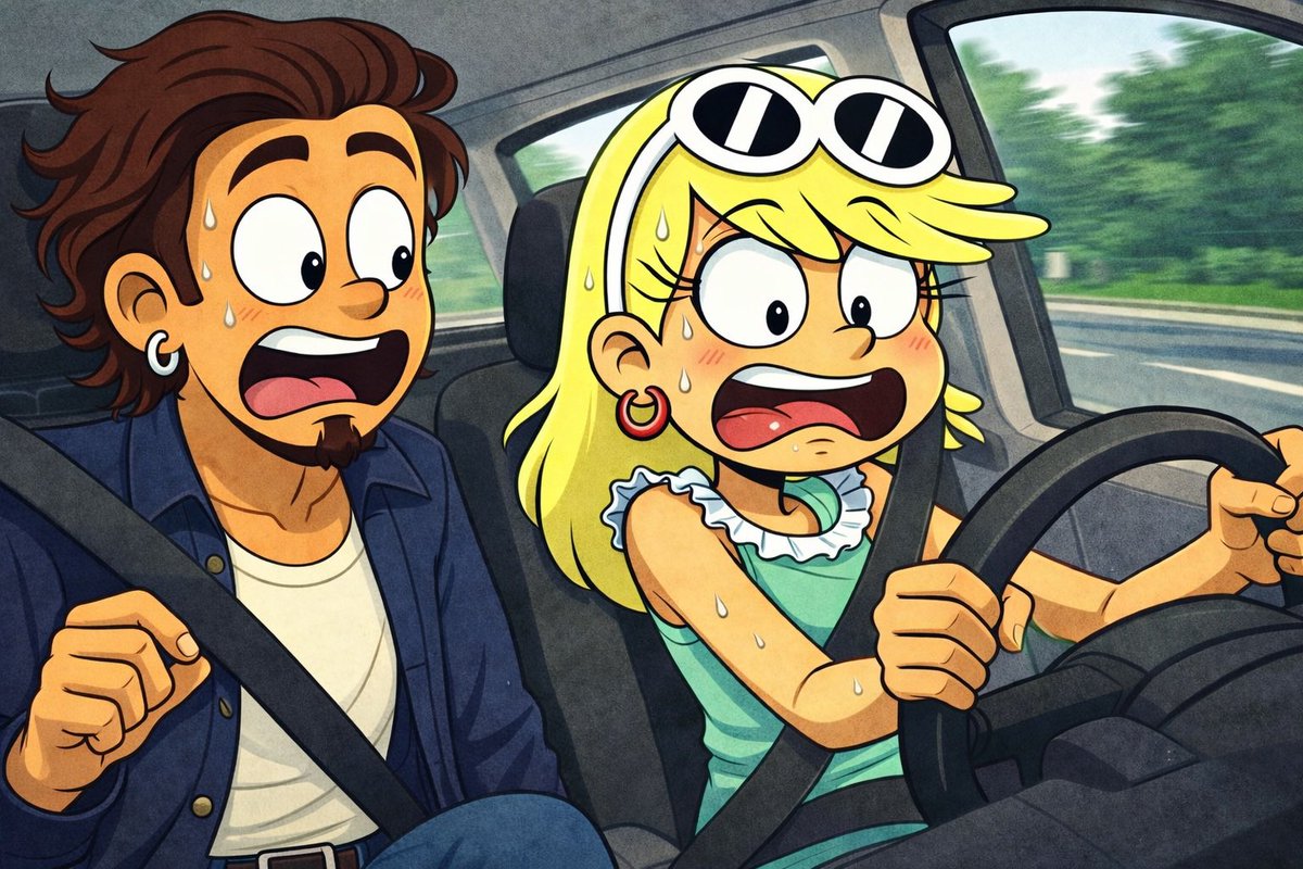 Ya la había subido pero la elimine por algunos errores que corregí. 

Un clásico de las primeras temporadas, Eddie intentando enseñarle a manejar a Leni, pero esta está demasiado nerviosa y conduce de forma caótica.

#LeniLoud #LoudHouse #TLH #Loud #Leni #OC #EddieGuerrero