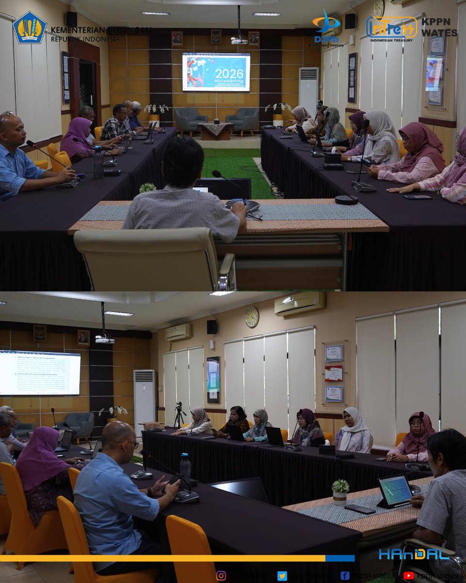 kppnwates's tweet photo. KPPN Wates menyelenggarakan kegiatan Pembinaan Mental melalui Focus Group Discussion (FGD) dengan tema: "Integritas dan Konflik Kepentingan dalam Kepemimpinan Operasional" Kegiatan ini merupakan tindak lanjut dari panduan pembinaan mental pejabat administrator tahun 2026. https://t.co/WnTqiEeXpx