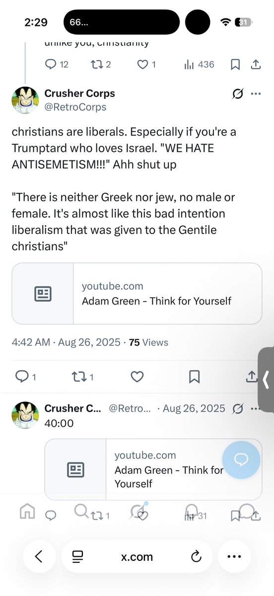 RetroCorps's tweet photo. @GandalfTheR3d @tonybalogna @Tom_Rowsell @byzantinecopt So. Bitch. Do you understand now? Why I am soooo aggressive and so cocky and confident about it?

It’s because, I! AM RIGHT! And I ‘know it’

I ‘know’ I am right. You “have faith” and that’s the difference. Facts are on my side

You’re a psychosis addled child. Shut, up https://t.co/1mJgOCAHgi