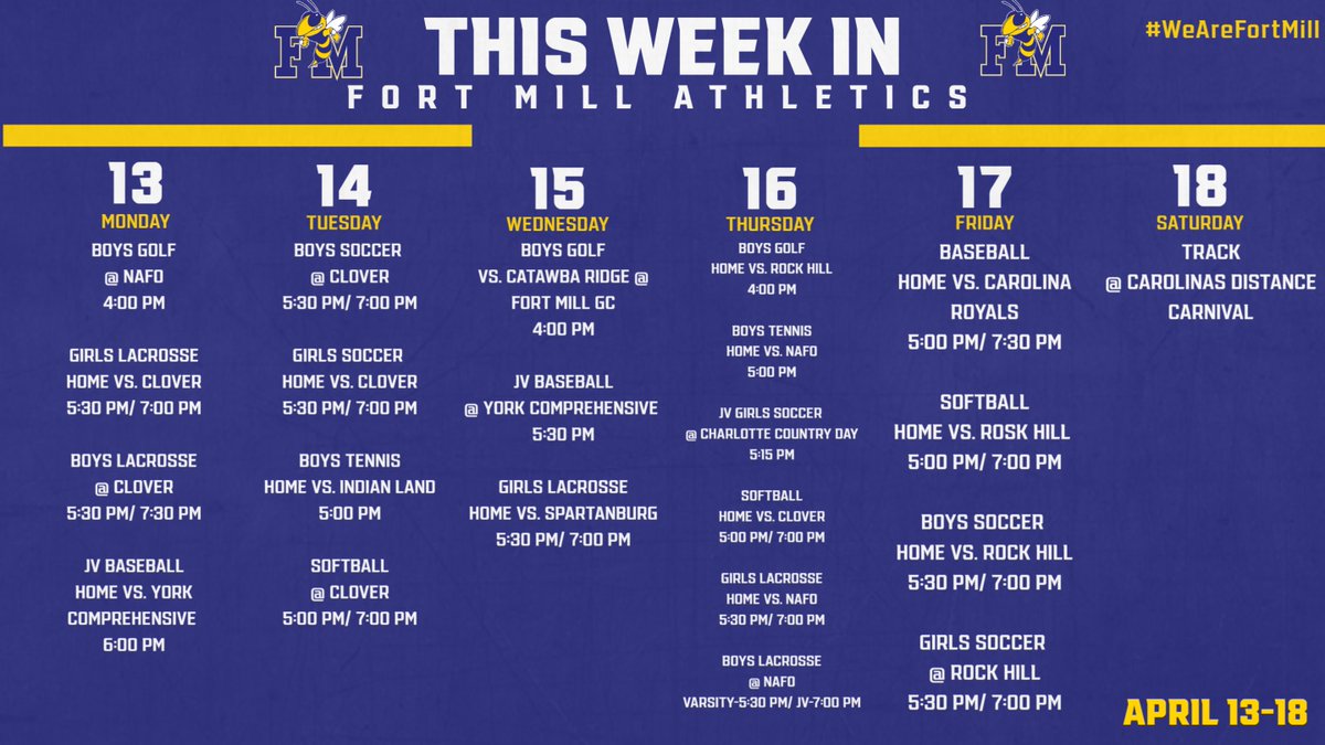 Fort Mill High School Athletics tweet media