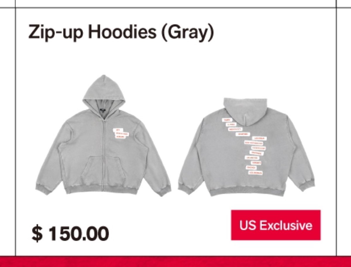 starboyluvr's tweet image. i usually never get hoodies/zip ups at concerts cuz they’re usually so expensive but i am #thinking between these IDK WHICH ONES CUTER 😭😭 im just obsessed with the stitching on the grey one it looks so cool