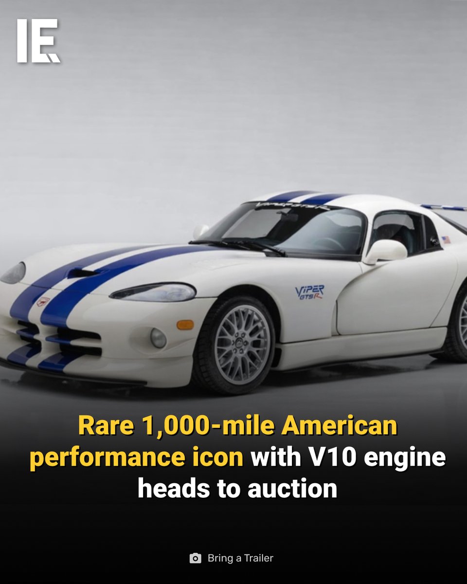 IntEngineering's tweet image. One of only 100 built, this V10-powered legend remains in immaculate, low-mileage condition. bit.ly/4ssIGE4