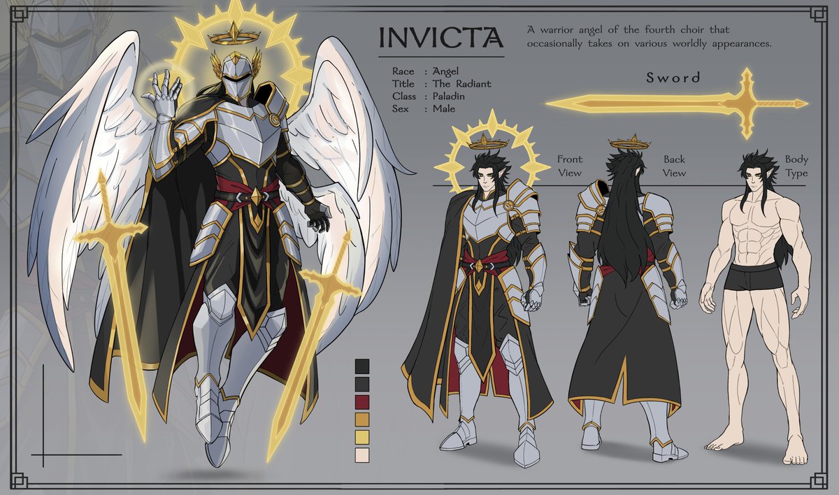 NeonLaboratory's tweet image. Character sheet for Invicta
YouTube: Invicta_Vtube

#neonlab #charactersheet #oc #fantasy #knight #armor