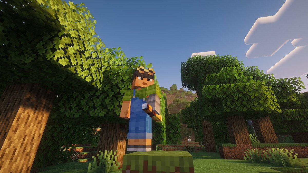 U_channnel1996's tweet image. こ、この姿はッ！！！
 #Minecraft #マイクラ #Create