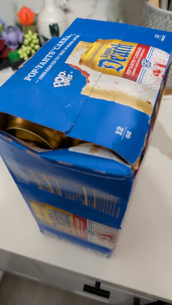 Psykokud's tweet photo. @LiquidDeath @PopTartsUS Tea off @amazon https://t.co/dybwhtNqOG