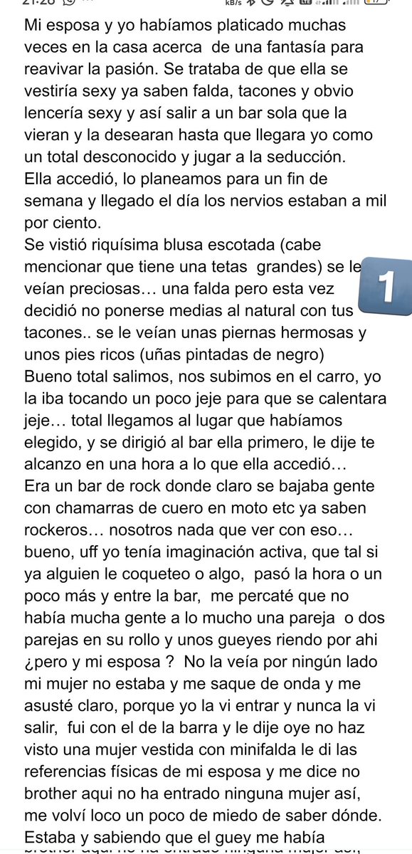RelatosedgarS's tweet photo. Relato número 269 

✨Dos tipos se culearon a mi mujer en el baño de un bar ✨ 
Anónimo https://t.co/wiN4k0bEiR
