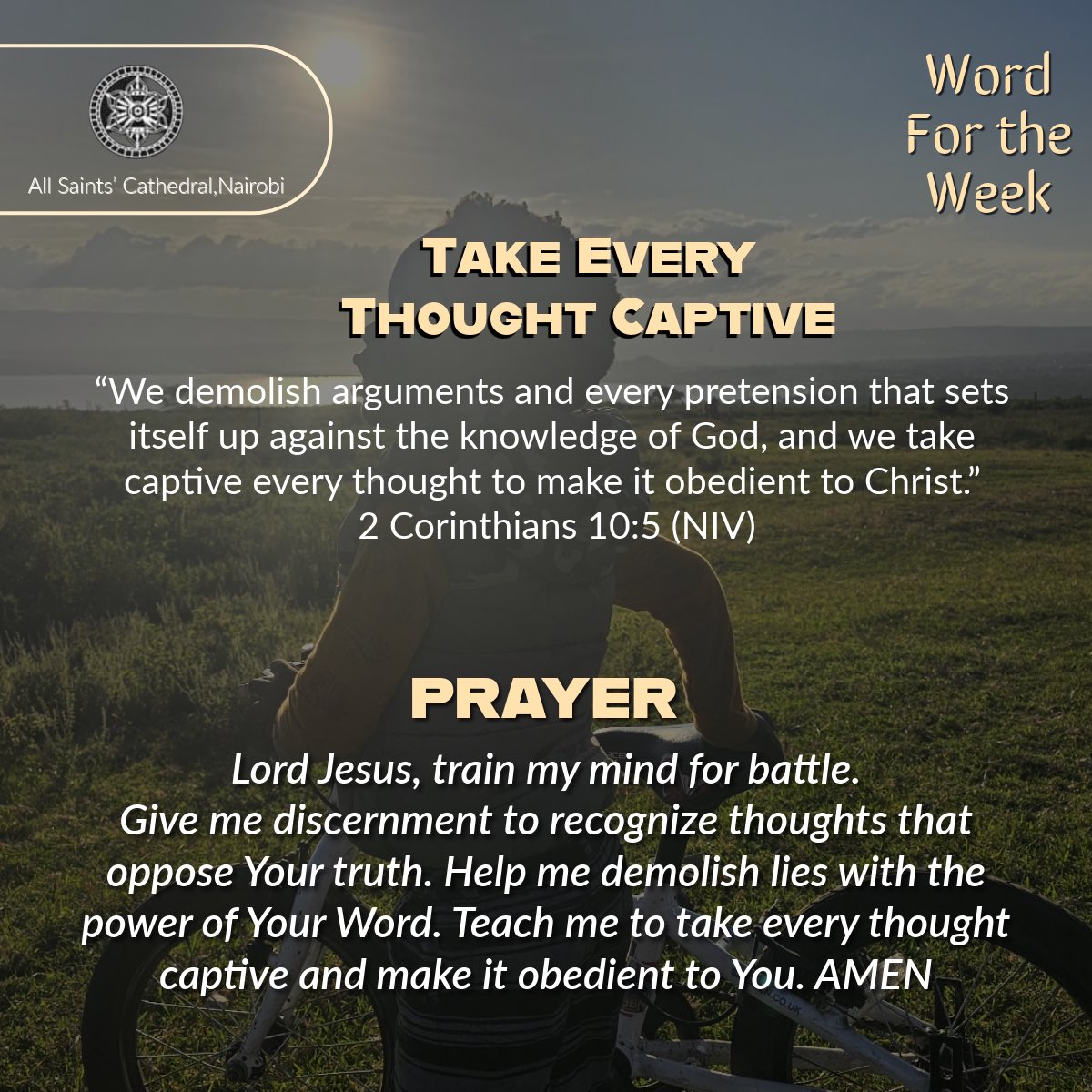 MalimoIgnitius's tweet image. Your thoughts shape your life.Demolish the lies. Capture the doubts. Obey the truth.Not every thought deserves permission to stay.Take authority because Christ already gave it to you.
#WordForTheWeek #TakeThoughtsCaptive #MindOfChrist #SpiritualWarfare🙏