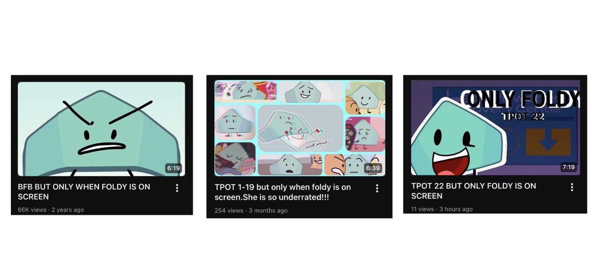 for reference foldy has more screen time in TPOT 22 than the entirety ...