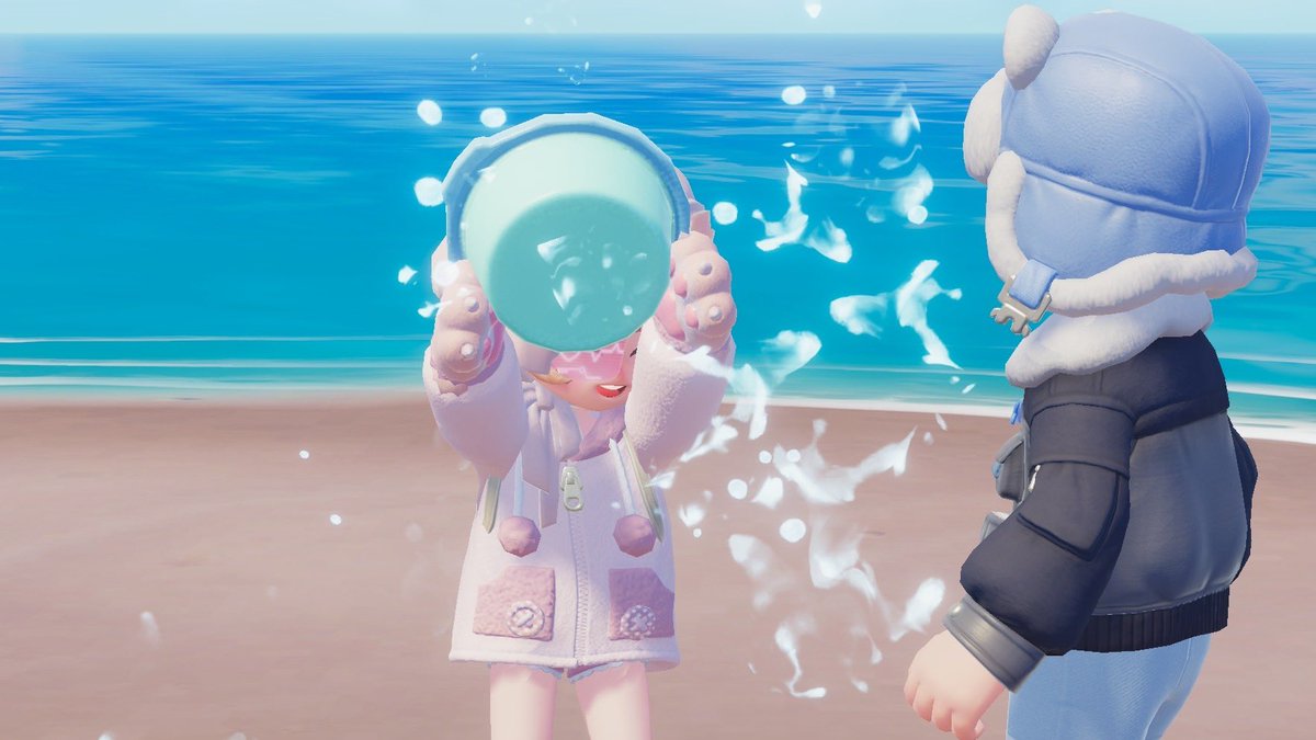 水遊びだヨ~~！🌸💦