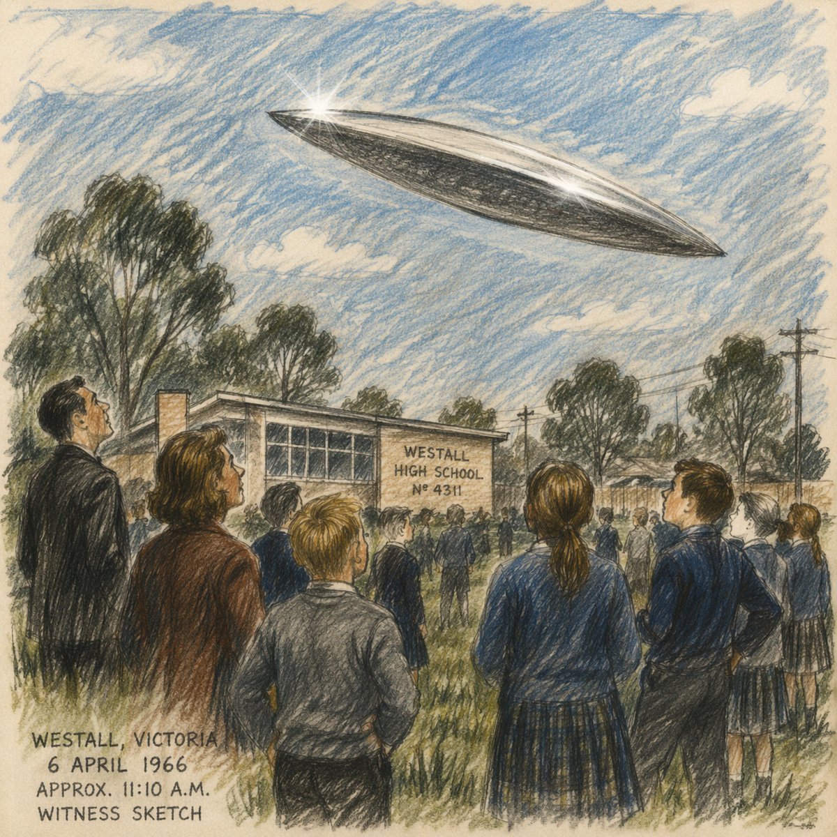 disclosureorg's tweet photo. 60 years later, Australian government files on the Westall UFO sighting remain classified, and witnesses are still seeking answers about the unexplained event and military involvement.

https://t.co/VfCxpV2Kzv https://t.co/bDAHaFcOAy