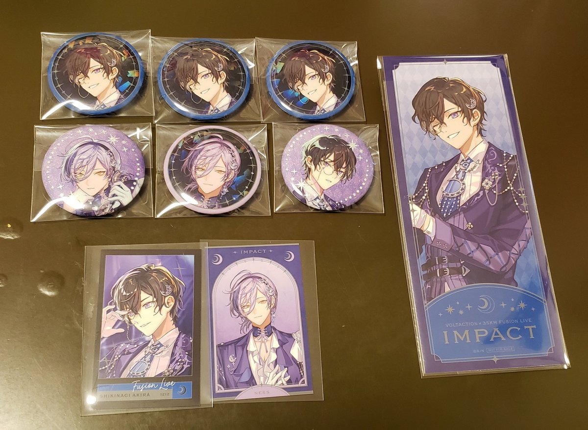 oshi_8121's tweet photo. 【交換】 IMPACT 月組 フォト風カード チケット風カード 缶バッジ

譲→写真1枚目
求→写真2枚目

それぞれ同種であれば絵柄は問いません。
基本郵送にて対応、都合が合えば都内手渡しも検討いたします。
検索からもお気軽にお声掛けください。 https://t.co/KUMb74gthw