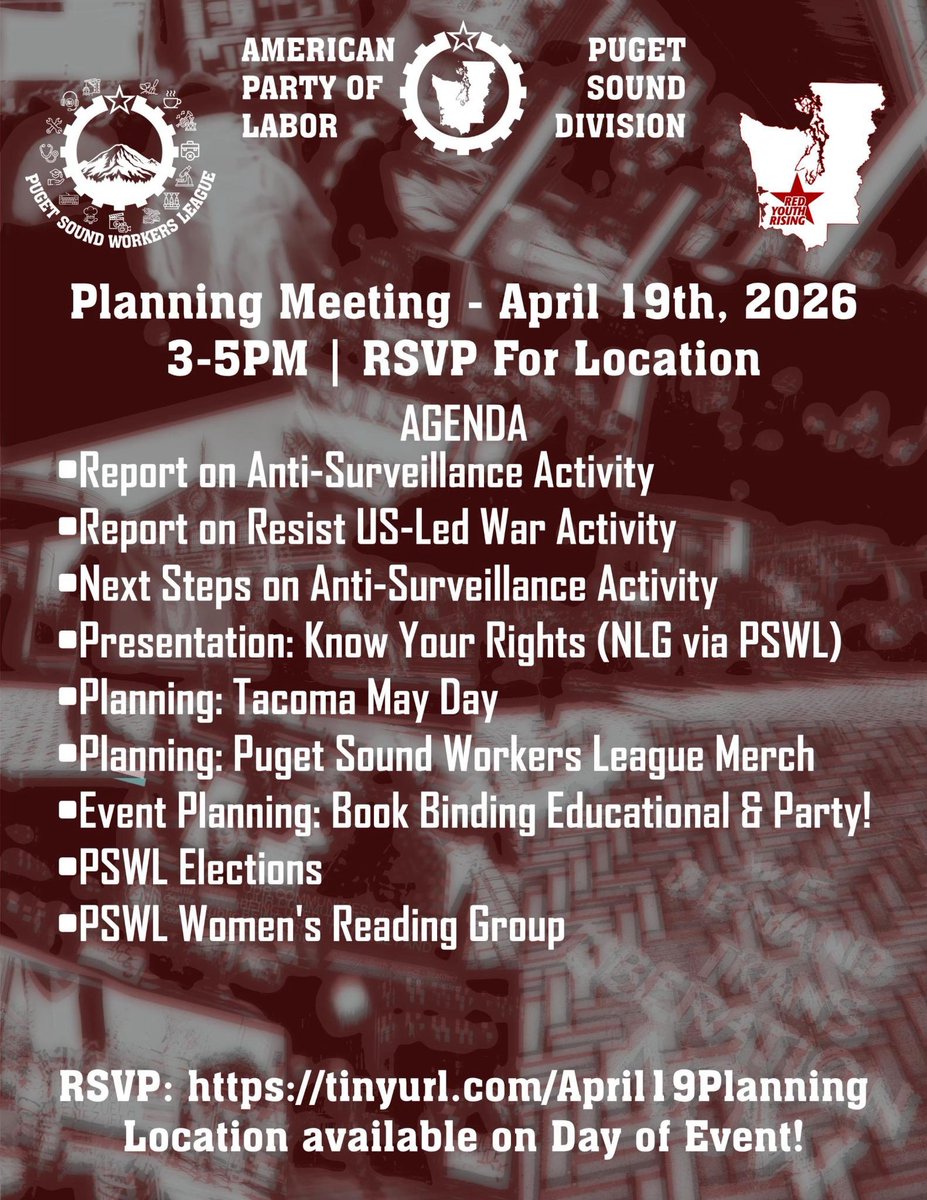 American Party of Labor Puget Sound tweet media