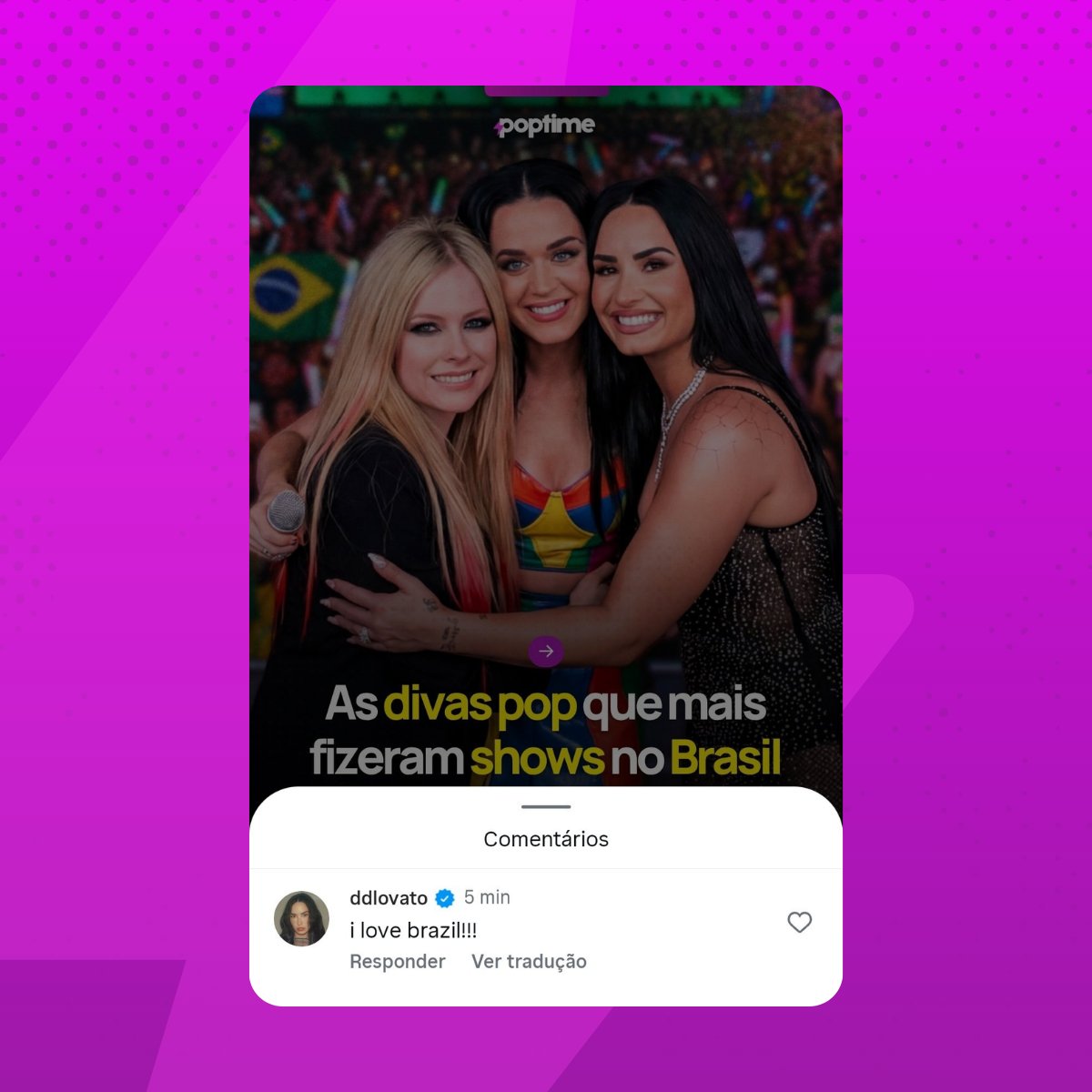 POPTime tweet media