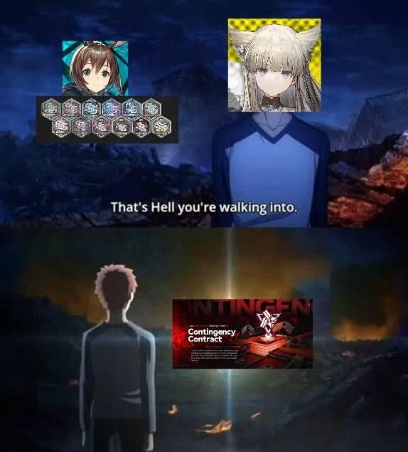 No Context Arknights tweet media