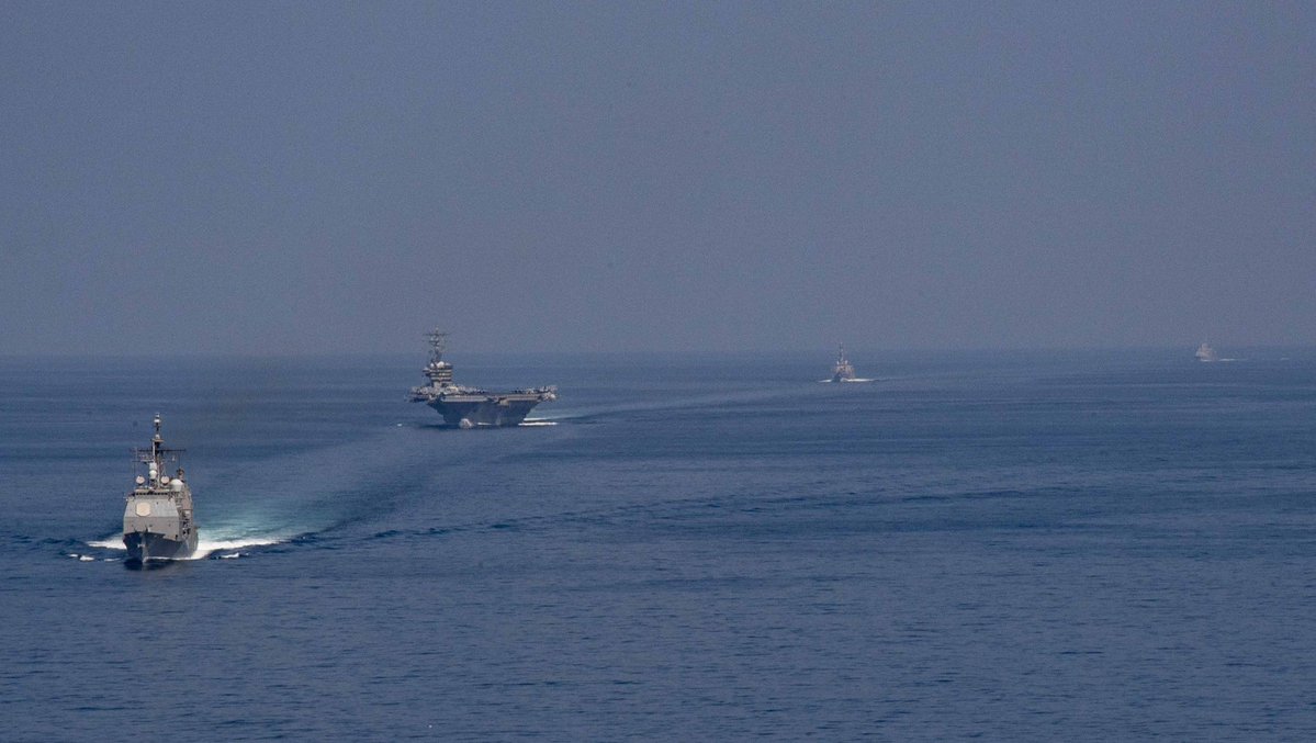 Before you lay down to sleep, please pray for the captains and crew members of USS Frank E. Peterson Jr. and USS Michael Murphy transiting the strait for mine clearance.

They are obviously taking a huge risk by undertaking this initiative.