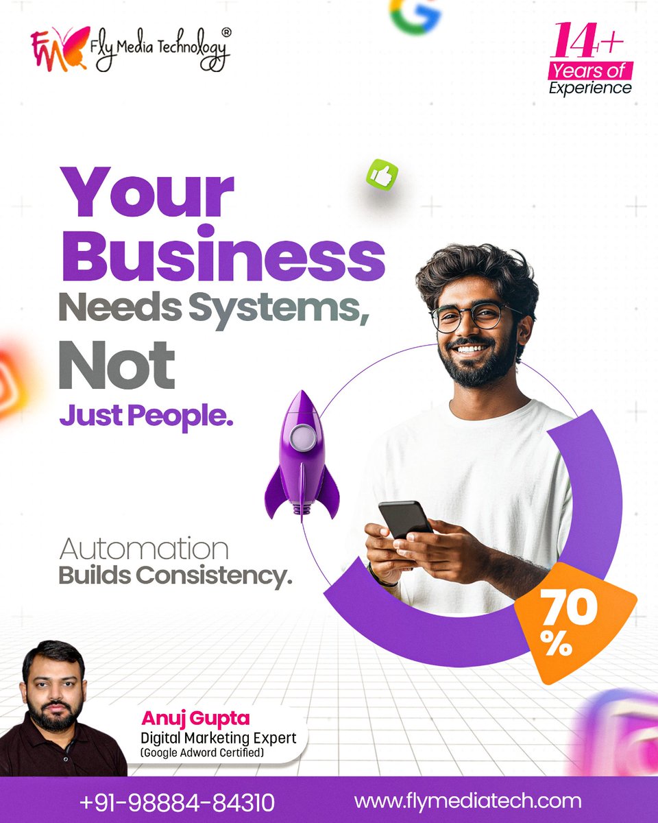 flymediatech1's tweet photo. Your business needs systems, not just people 👀
Flymedia Technology helps you automate processes, improve consistency, and scale smarter.

📍 Ludhiana
📞 +91 98884-84310
🌐 https://t.co/uz7uLaIoZc

#flymediatechnology #automationgrowth #businesssystems https://t.co/Hyw8wLjPn5