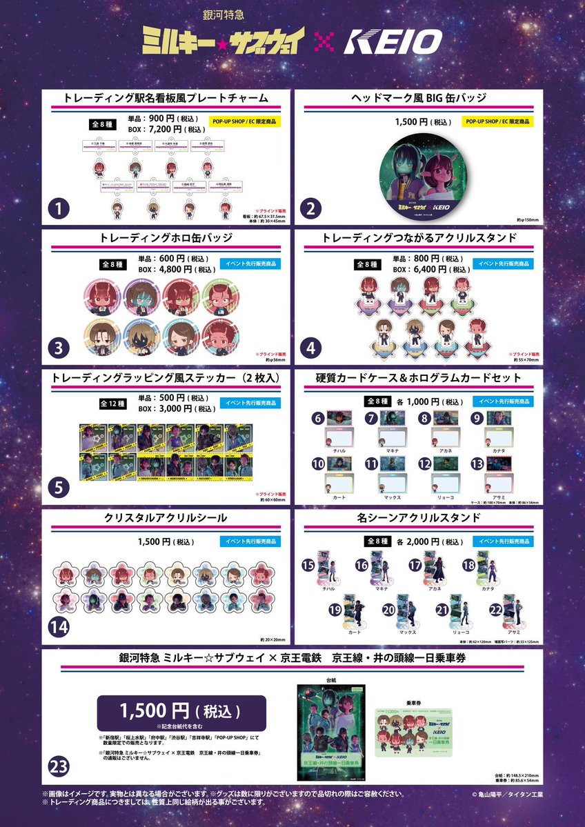 劇場版『銀河特急 ミルキー☆サブウェイ 各駅停車劇場行き』【公式】 tweet media