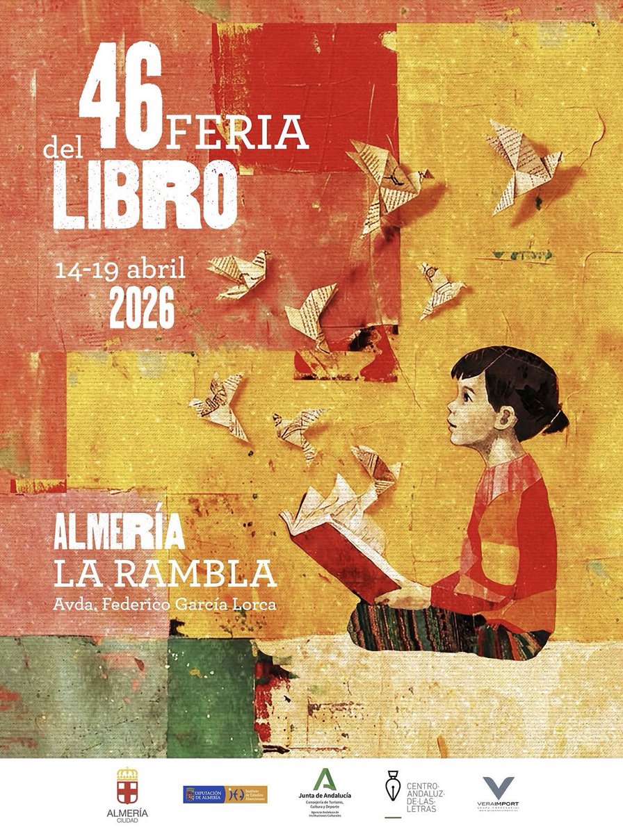 Mañana comienza la Feria del libro de Almería. 🥳📚💙

#foroabretelibro #feriadellibrodealmería #temporadadeferias 
<a href="/FLibroAlmeria/">Feria Libro Almería</a>