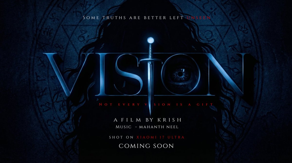 krishkliks's tweet image. Hey Guys, I have done a small short film entirely shot on Xiaomi 17 Ultra.
Can't wait for you guys to experience it. Release is Very Soon!
Here is the first look poster.

#Vision
#Xiaomi17Ultra
@s_anuj @atytse
