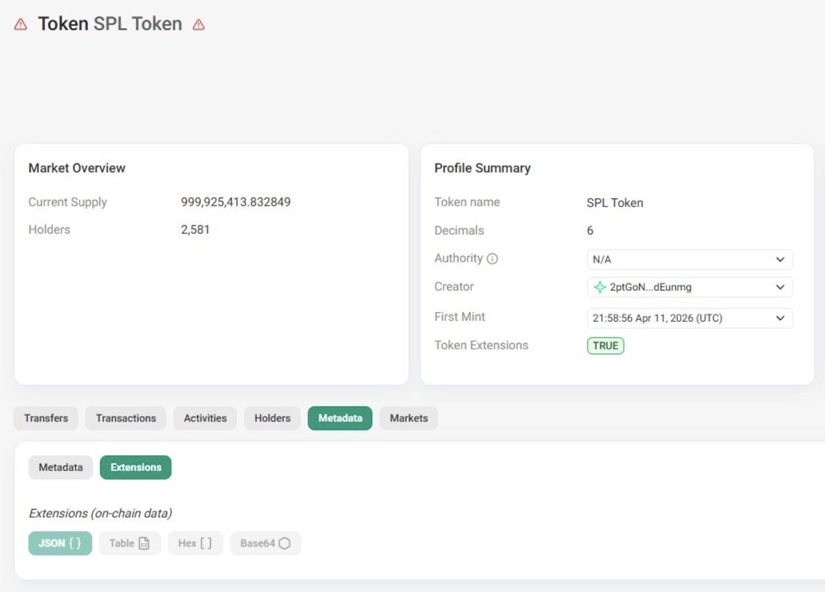 cryptodotnews's tweet image. BREAKING: $ALONSHOUSE token completely wiped from Solscan, sparking censorship concerns in the Solana ecosystem
