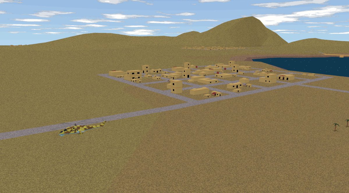 hijongparkAlt's tweet image. Desert village

#gamedev #flightsim