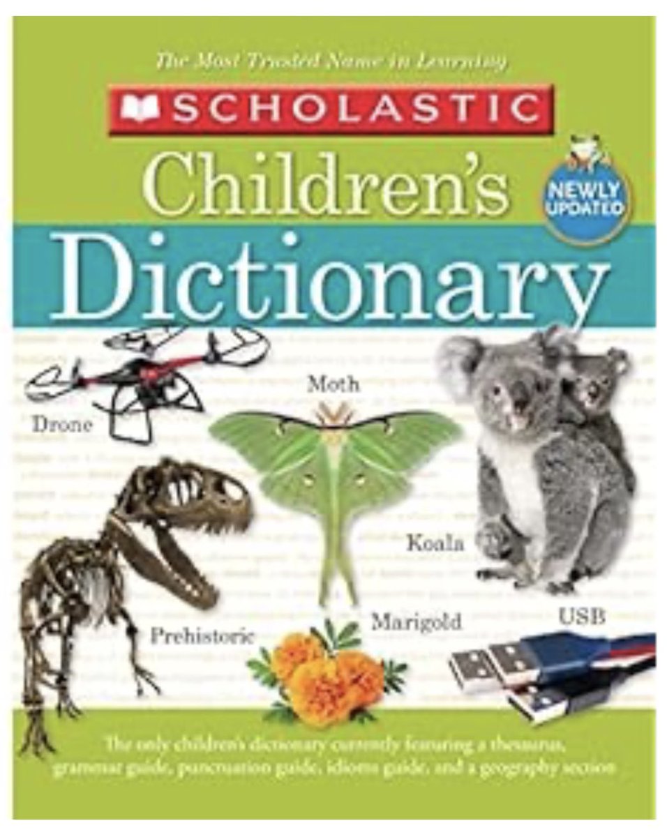 rinrin201903's tweet photo. ②英英辞典を２冊買った。
Children's Illustrated Dictionary
こちらはDWE購入特典のピクチャーディクショナリーより難し目だけど写真たっぷり。
Scholastic Children's Dictionary
こちらはAmazonで人気そうだから買ったけど、文字が多くて気乗りしなくてまだ出番がこなそう。言い回しは簡単。 https://t.co/9tho9jp2KY