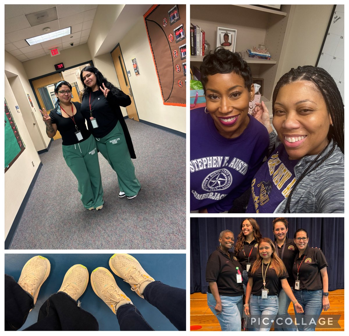 Best_Bulldogs's tweet photo. Countdown to STAAR is on! ⏳📚 We’re seeing double in full color..dressed alike from head to toe and showing our school spirit! 👯♀️💙 Ready to succeed! #CountdownToSTAAR #SeeingDouble @AliefISD @BClarkleads https://t.co/zcPeVmupwp