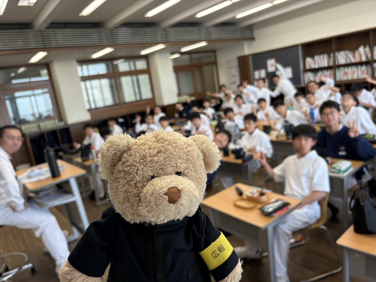 六甲学院 公式「くま先輩の日誌」 tweet media