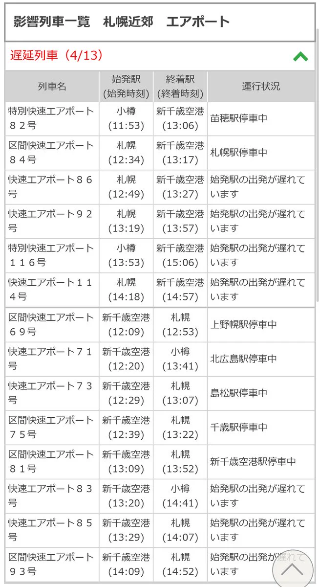札幌災害情報 on X: 