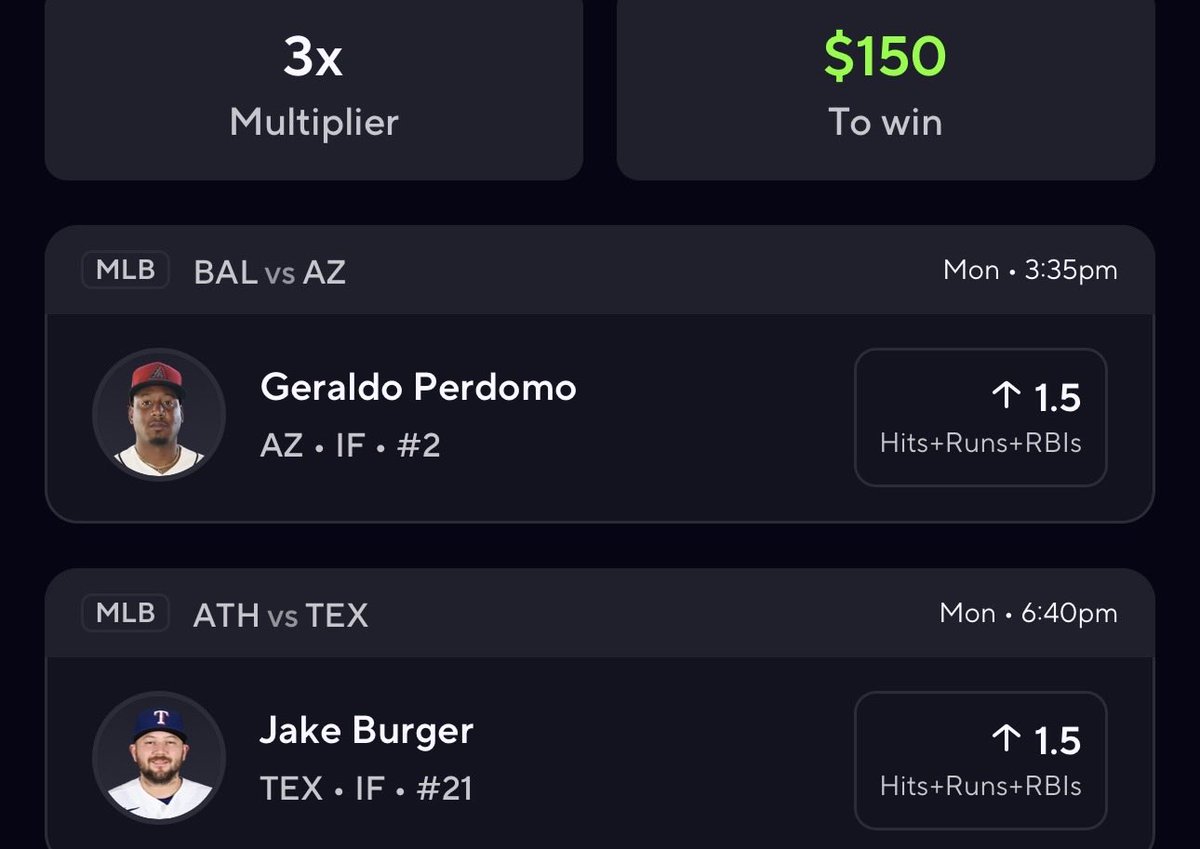 CideThings's tweet image. Early 🦅 gets the 🪱 !!! 🗣️ 

2man: prizepicks.onelink.me/gCQS/shareEntr…

3man: prizepicks.onelink.me/gCQS/shareEntr…
#Gambling𝕏 #gambling #MLB #prizepicks