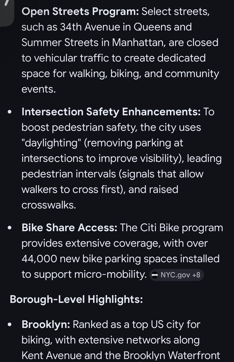 HitRunsJayalert's tweet image. #lets #give it up to #Newyork 💪💪💪💪💪💪💪 keep it up. #big #city #life and still managed to be #pedestrian and #bicycle #friendly 🩷 #Philly can do this if it was taken seriously. 
#Jayalert 
#visonzero 

@PhillyMayor