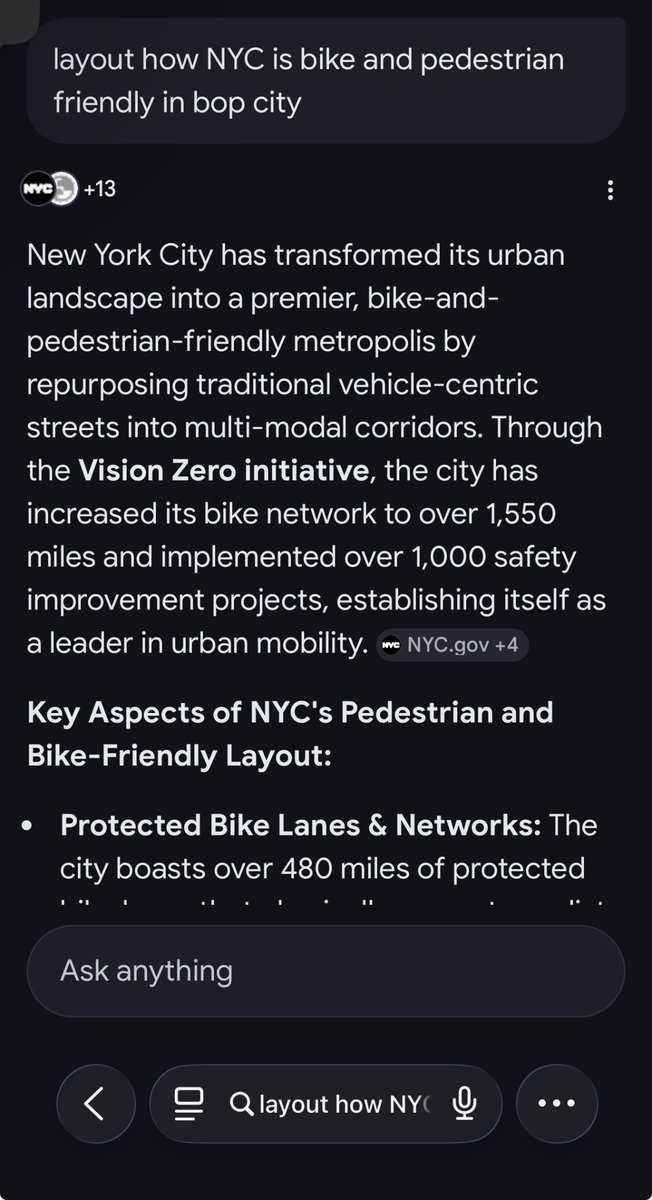 HitRunsJayalert's tweet image. #lets #give it up to #Newyork 💪💪💪💪💪💪💪 keep it up. #big #city #life and still managed to be #pedestrian and #bicycle #friendly 🩷 #Philly can do this if it was taken seriously. 
#Jayalert 
#visonzero 

@PhillyMayor