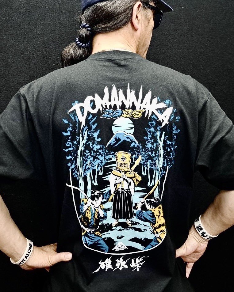 DOM_ANNAKA's tweet photo. 【着用写真公開📸】

DOMANNAKA2026オフィシャルグッズ

・DOMCITY Tシャツ
・DOMCITY ロングスリーブTシャツ
・虚無僧 Tシャツ
・ラバーバンド

モデル 実行委員長 茂木 洋晃

〜4/20 (月)23時59分まで
事後物販 注文受付中📣

販売サイトはこちらから⬇️

https://t.co/ouc40TrSF3

この機会にぜひ‼️

#DOMANNAKA
#DOMANNAKA2026
#ドマンナカ
#安中市