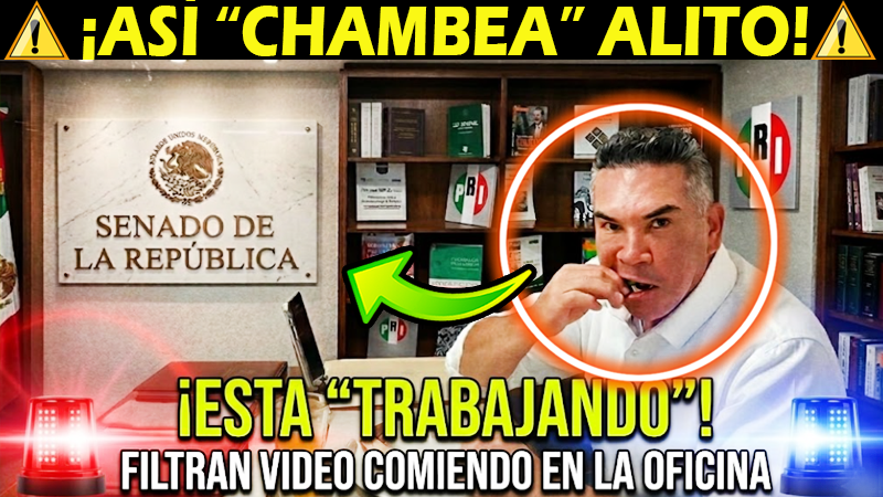 ESPOLITIC's tweet image. ¿QUÉ OPINAS DE ESTE VIDEO DE ALITO EN SU OFICINA COMIENDO EN VES DE TRABAJAR?

💥 ES UNA BURLA
🤦‍♂️ SE ACABÓ EL PRI
⚖️ HAY QUE BAJARLES EL SUELDO

👇👇👇
youtu.be/ds08gbK73Ms

#ALITO #PRI #AlejandroMoreno