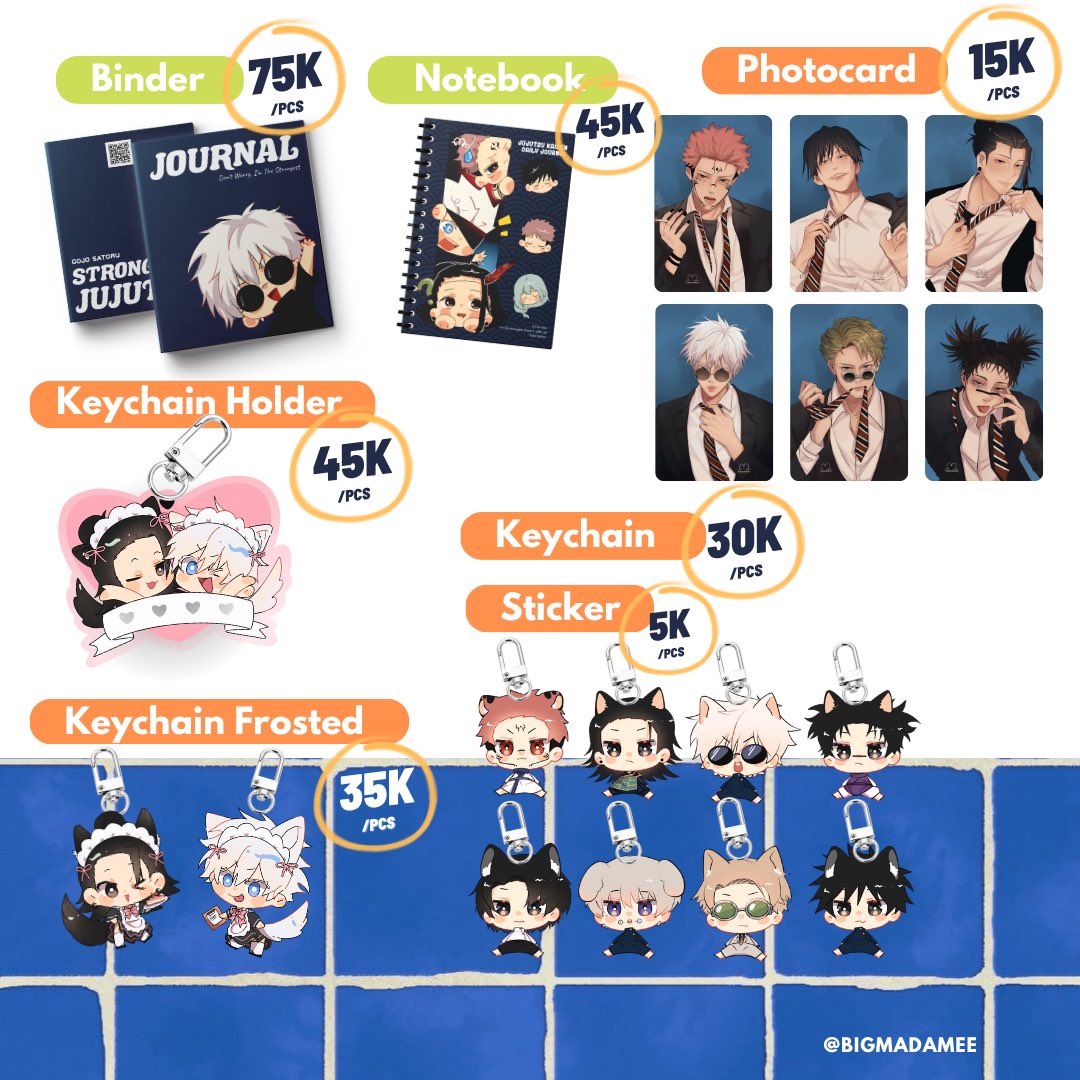 bigmadamee's tweet image. [RT &amp;amp; are very appreciated]
CF22 PREORDER✨

📅 PO period 12-17 April 2026
🧚🏻‍♀️ Bigmadamee (TBA)
📦 Pick up both days
🖇️ Link PO
form.jotform.com/bigmadamerch/p…

Original, Green Yuri, Link Click, Alien Stage, JJK, Genshin, Sol.4ce, Plave, Haikyuu, One Piece, Bluelock🧚🏻‍♀️

#cf22 #comifuro22