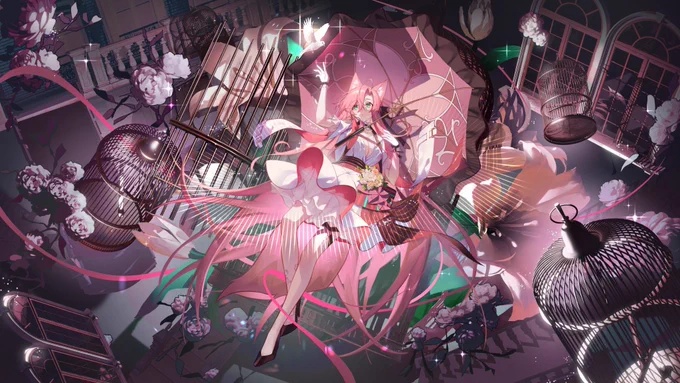 #凍結祭りでフォロワー減ったから自己紹介して逆に増やす ファンアートやオリジナルキャラクター(OC)を描くのが好きです!一番好きな色はピンクです